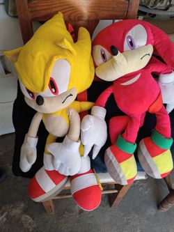 2 sonic stuffed backpacks asking $20 for both