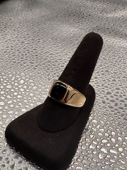 14k Gold With Red Fluorite Stone 38663-1 Sh