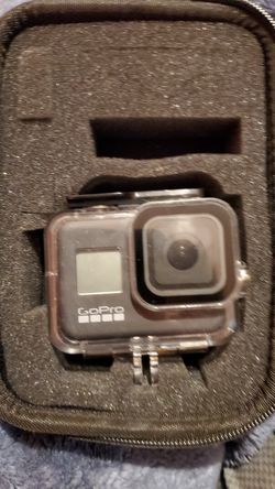 Gopro hero 8 with case & carrying case