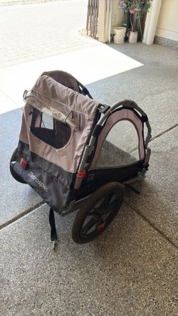 Bike carrier for toddler.