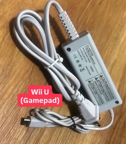 Wii U Gamepad AC Adapter Charger Power Cable for wii u console