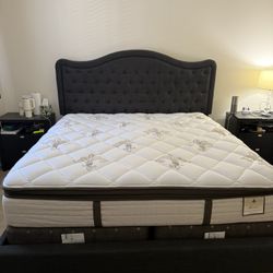 King Size Bed Frame With Headboard!