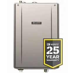 Noritz EZ111DV-LP residential condensing tankless water heater, designed for liquid propane