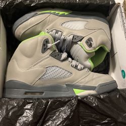 Jordan 5 Green Beans In Alright Condition