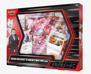 Pokemon - Team Rocket's Mewtwo EX Box