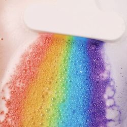 Rainbow Bath Bomb In Gift Box -  2 Pieces In Each Box