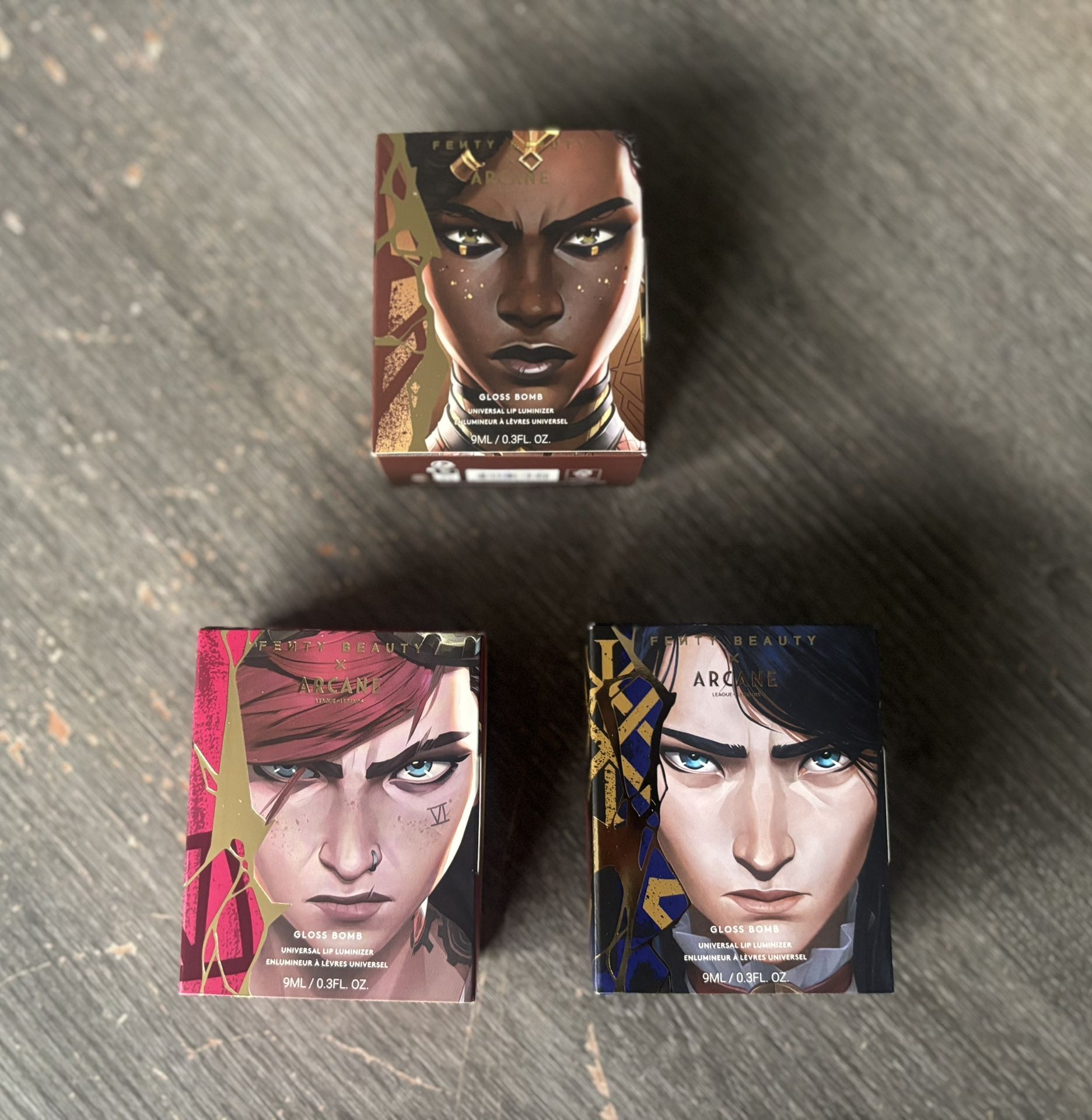 FENTY Beauty X Arcane Gloss Bomb Universal Lip Luminizer (Set Of 3)