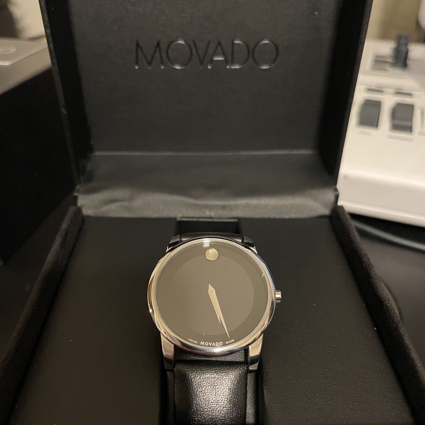 Movado Watch With Leather Band