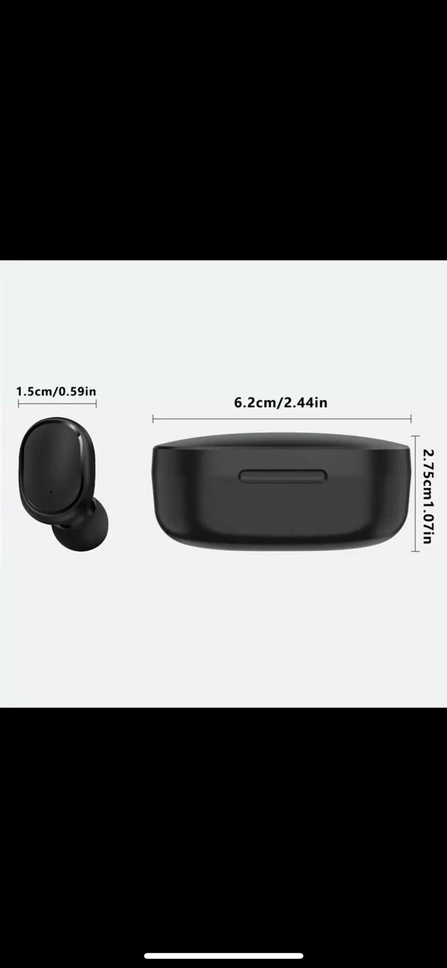 E6S Wireless Blutooth 5.0 Earphone For Xiaomi Noise Cancelling Headset Stereo Sound In-ear Earbuds TWS Fone Waterproof Earphone