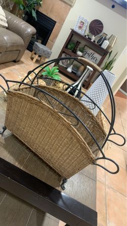 BOHO //wicker basket