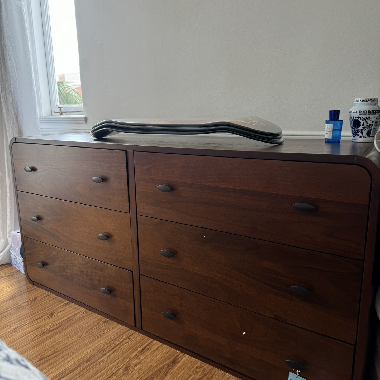 Walnut Wood Dresser (almost New)