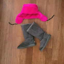 Classic Tall Grey Ugg Boots Size 7