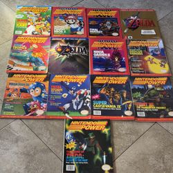 Nintendo power vintage magazine lot