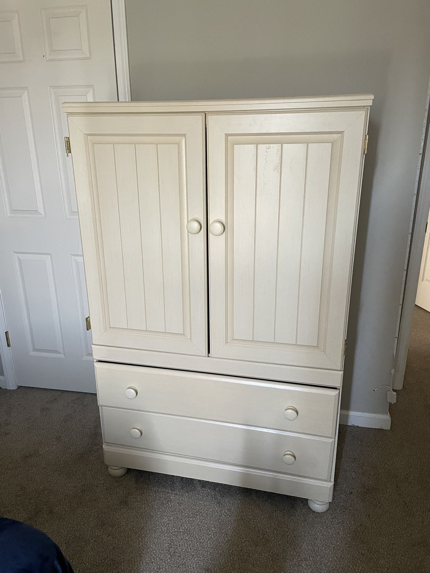 All White Armoire
