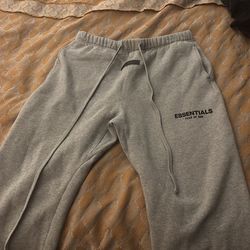 Essential fear of God gray sweatpants L