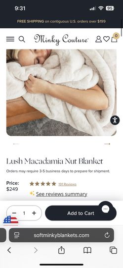 Minkey Couture Blanket