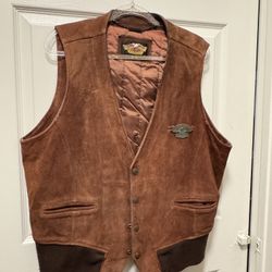 Vintage Genuine Leather Vest