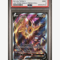 2021 Pokemon SWSH Black Star Promo Jolteon V SWSH183 Full Art PSA