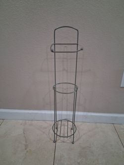 Metal toliet paper holder