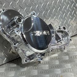 Boss racing billet quick change clutch cover for 1985-86 Honda Atc 250r 1986-89 Honda Trx 250r raw finish anodized or polished $550