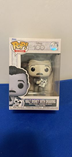 Funko Pop Icons Walt Disney With Drawing #74