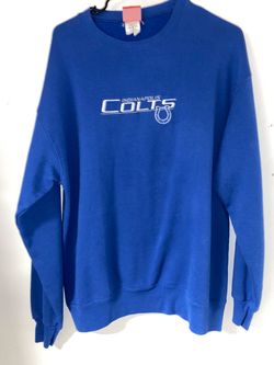 Colts crewneck football embroidered large