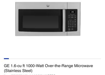 GE over the Range Microwave Stainless Steel