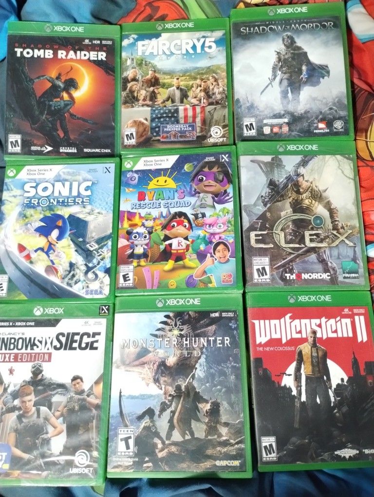Xbox One Games, $10 Each