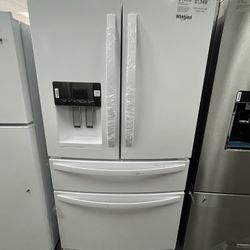Was $1499, Now Only $1349, Limited Time Offer! Whirlpool 36”W  French Door Bottom Mount Refrigerator