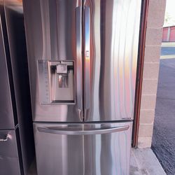 LG Stainless Steel Refrigerator And Freezer