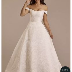Bride Dress ( Jacquard Ots Ballgown)