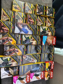 3M Futuro & ACE Braces Support Lot – 30+ Boxes
