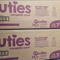 Diapers Size 7, 80 diapers per box. $30 for two boxes