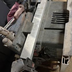 Bosch GTS15-10 10" Jobsite Table Visit › Saw with Gravity-Rise Wheeled...