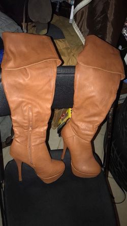 Brown heels size 6
