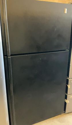 GE  Top Mount Black Refrigerator
