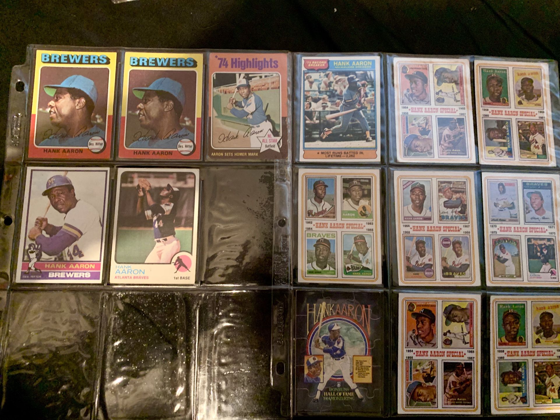 Hank Aaron Card Lot!