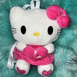 Hello Kitty Plush Backpack