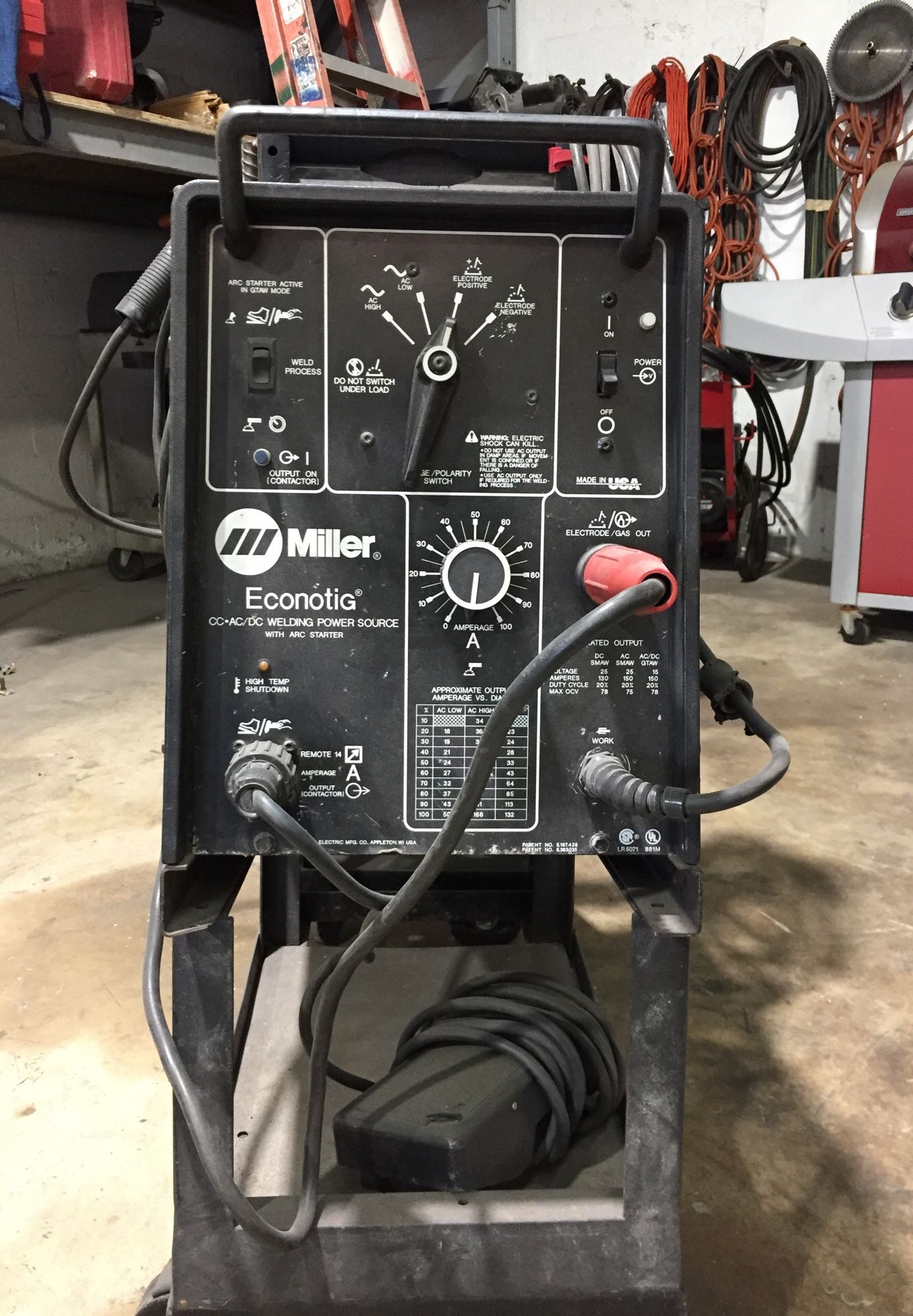 Miller Econotig CC AC/DC Welding power source
