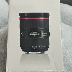 Canon EF 24-70mm f/2.8L II USM + Box / Pouch / Hood / Caps