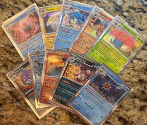 Pokemon SV 151 Complete Base Set 165 with all Holo Cards - NM