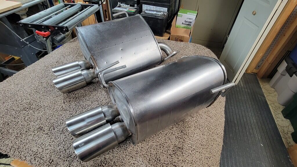 Mufflers OEM Subaru WRX. Only 60 Miles