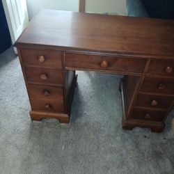 solid  wood antique desk