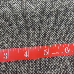 Black Mingle Wool Blend Fabric 