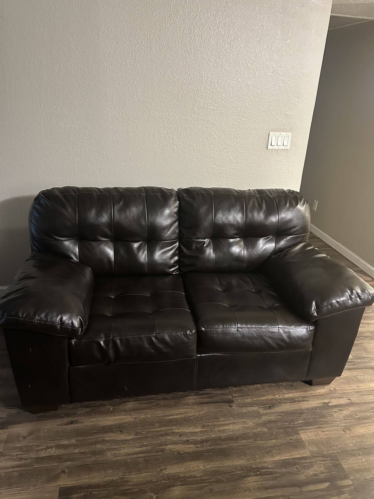 Dark Brown Loveseat