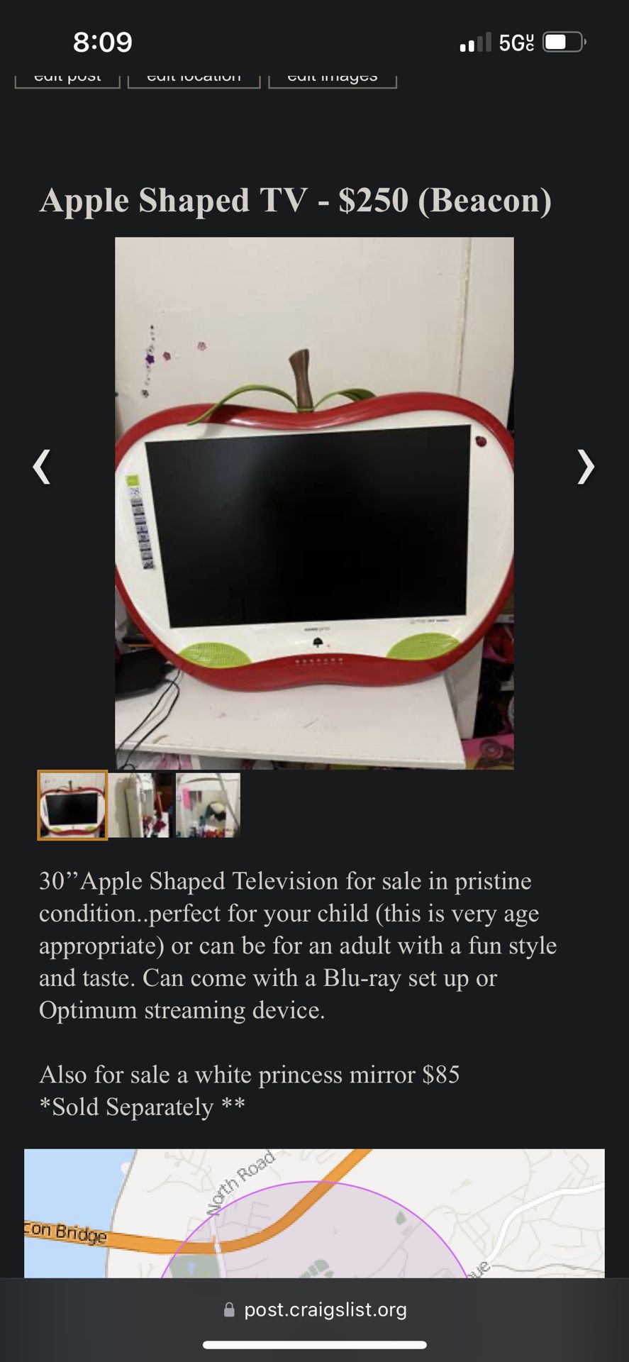 Apple Shaped TV