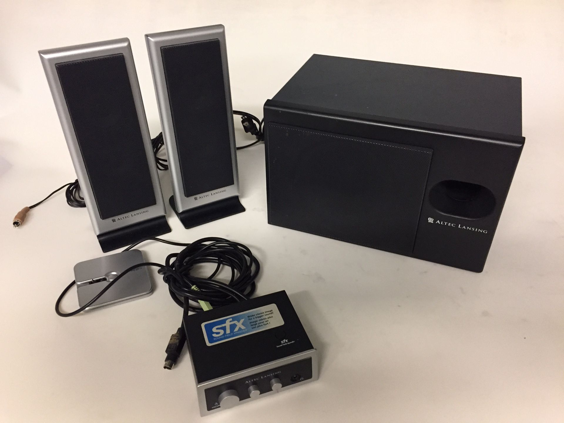 Altec Lansing speakers with subwoofer for computers