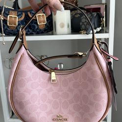 Coach powder pink Emily shoulder bag
