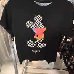 Disney x NEFF black crop tshirt size M