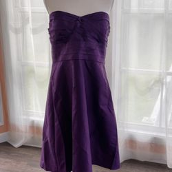 Ann Taylor Purple A-Line Dress